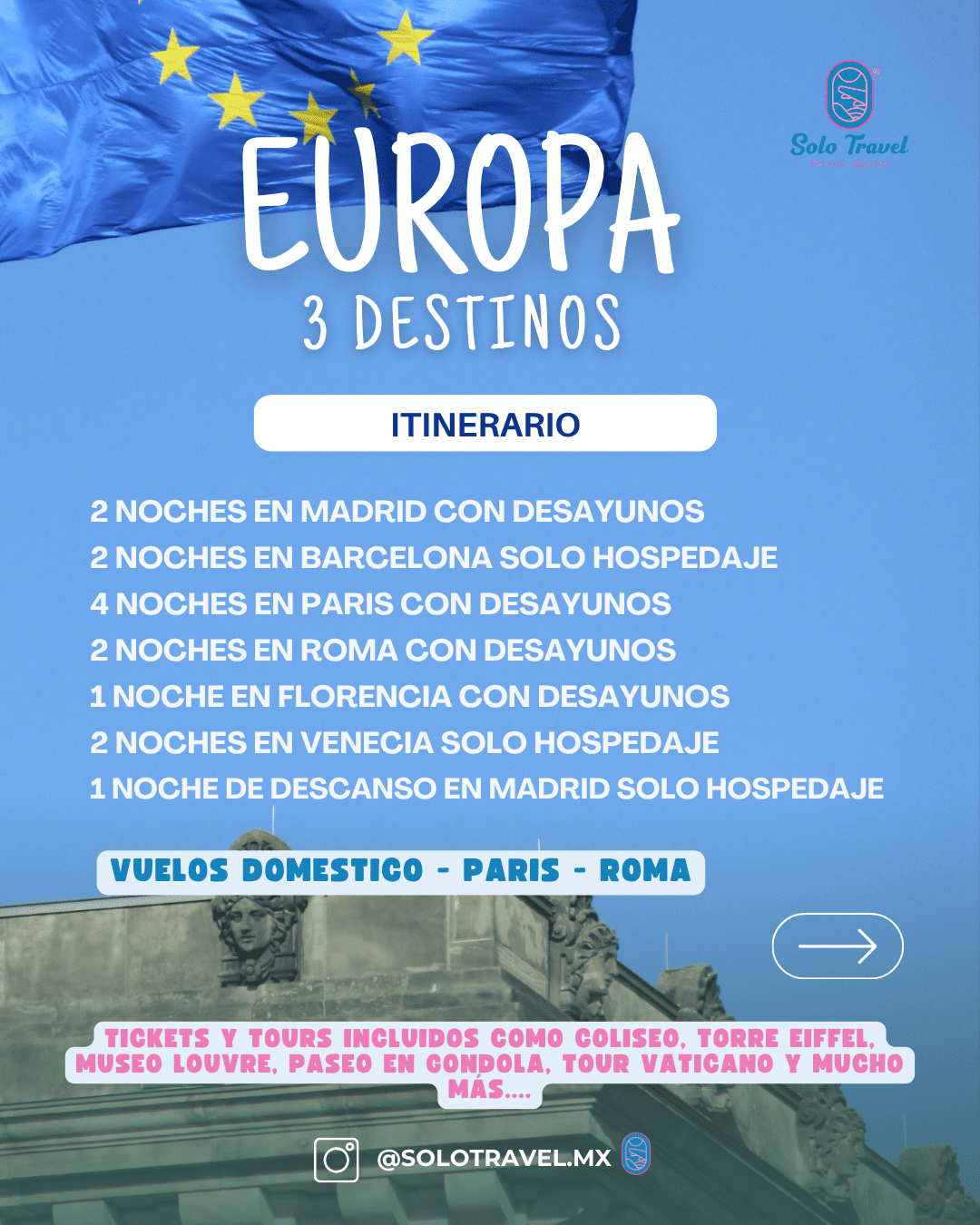 Europa 3 Destinos - imagen 2